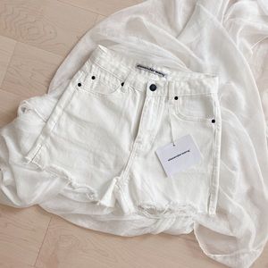 Brand New Alexander Wang White Shorts